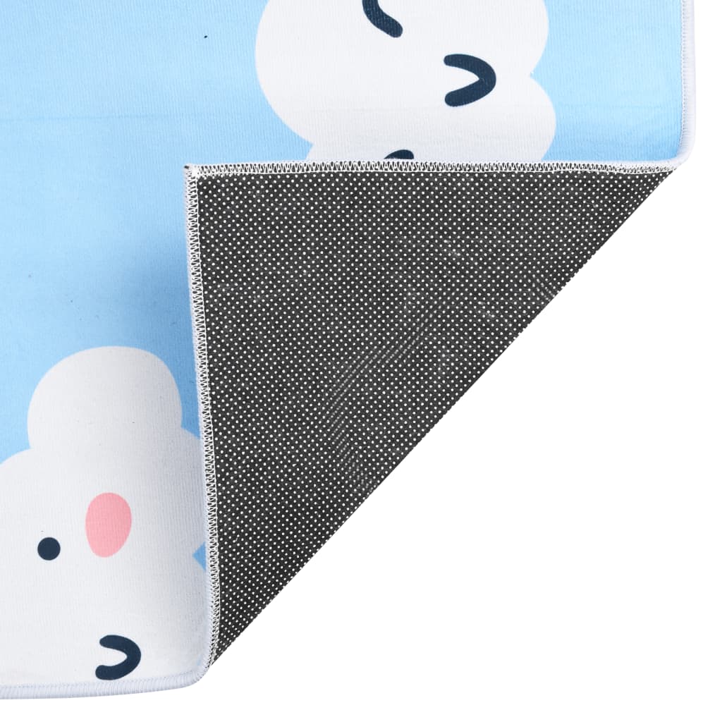 Vloerkleed Met Print 160X230 Cm Stof Meerkleurig