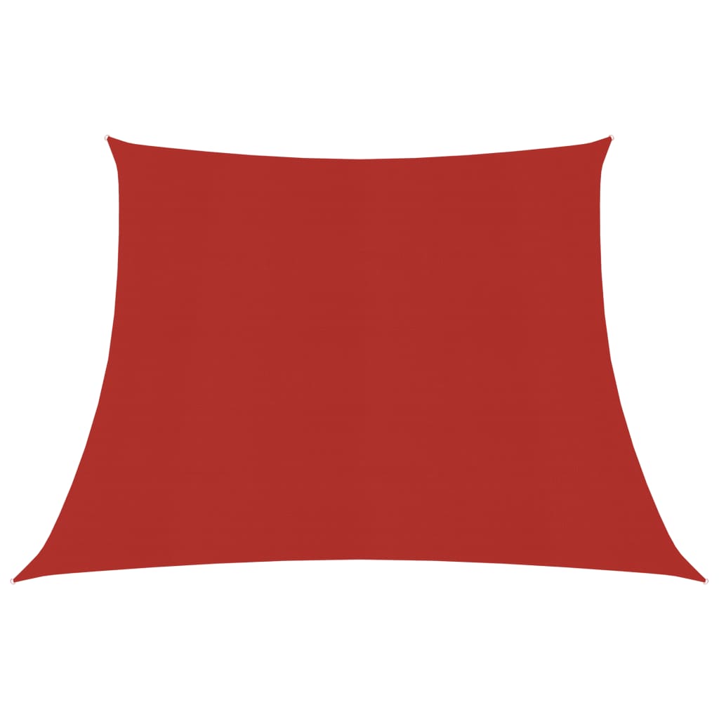 Zonnezeil 160 G/M² 4/5X3 M Hdpe Rood