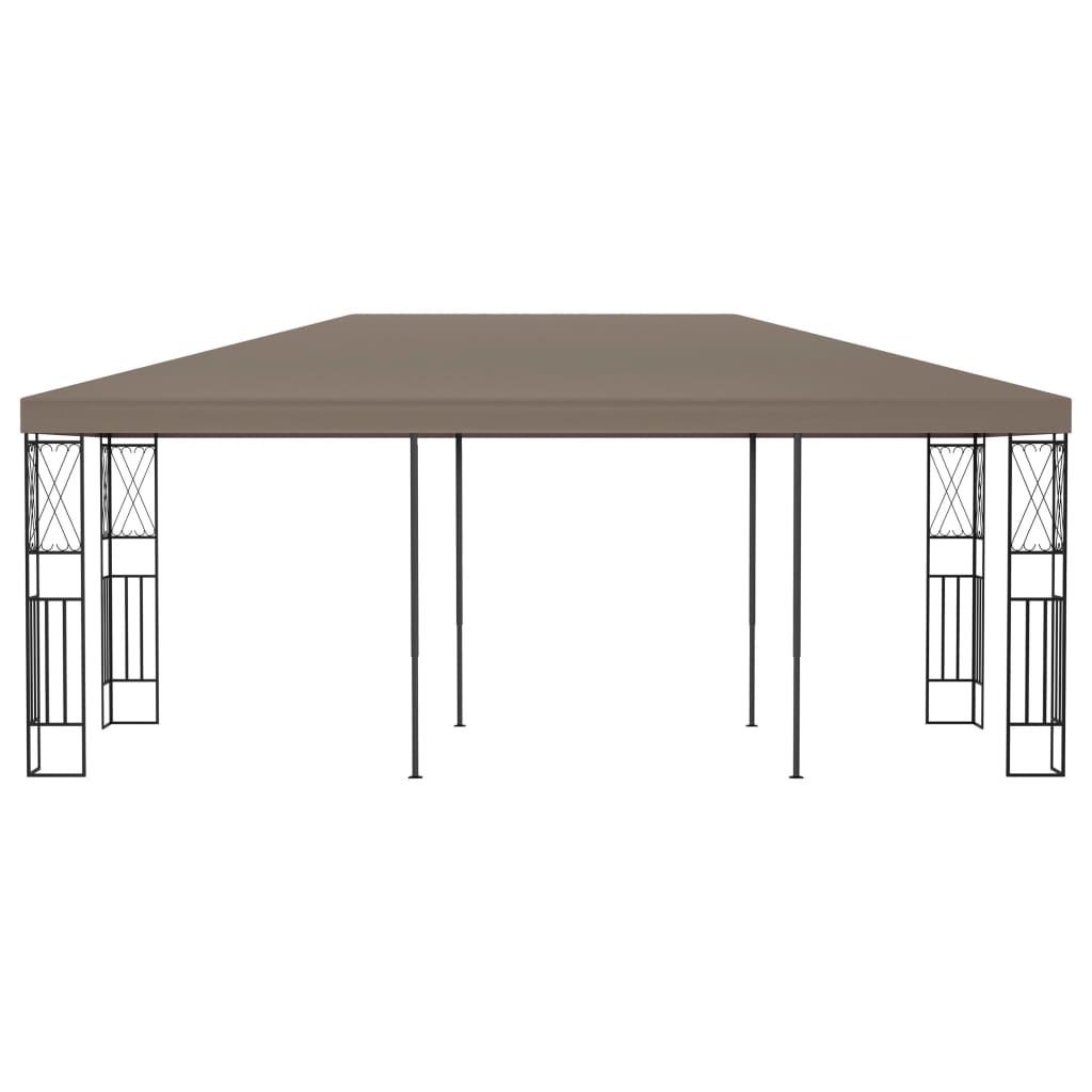 Pavillon 6X3 M Stoff Taupe