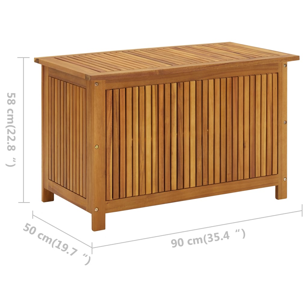 Tuinbox 90X50X58 Cm Massief Acaciahout