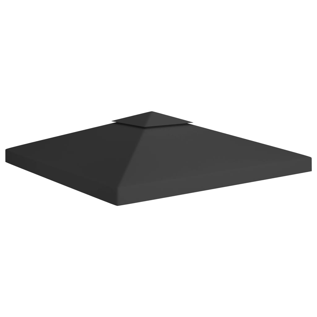Prieeldak 2-Laags 310 G/M² 3X3 M Zwart