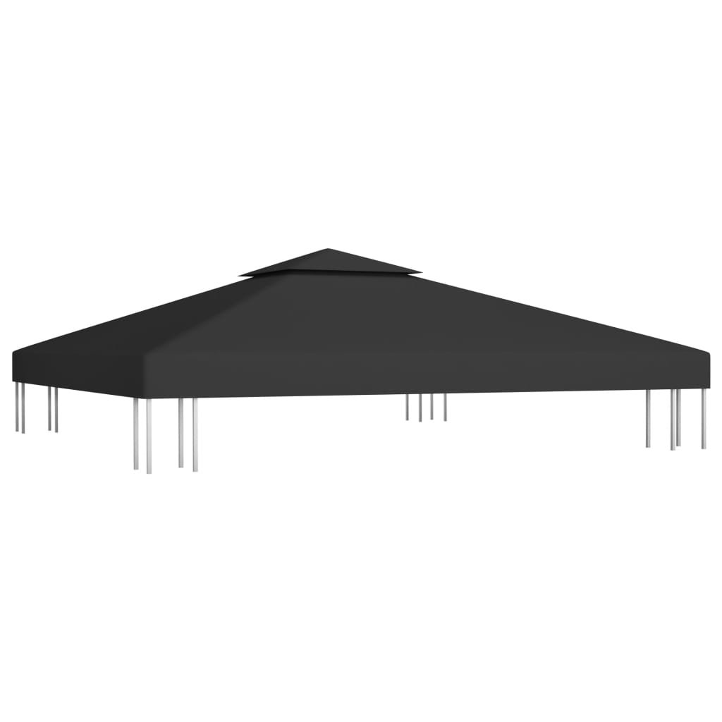 Prieeldak 2-Laags 310 G/M² 3X3 M Zwart
