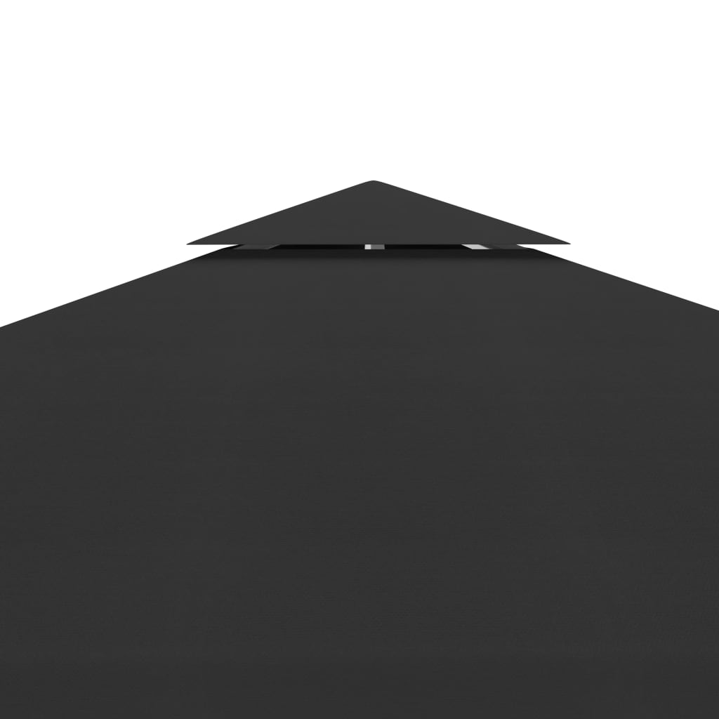 Prieeldak 2-Laags 310 G/M² 3X3 M Zwart