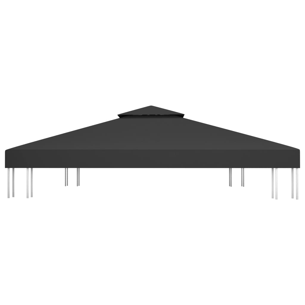 Prieeldak 2-Laags 310 G/M² 4X3 M Zwart