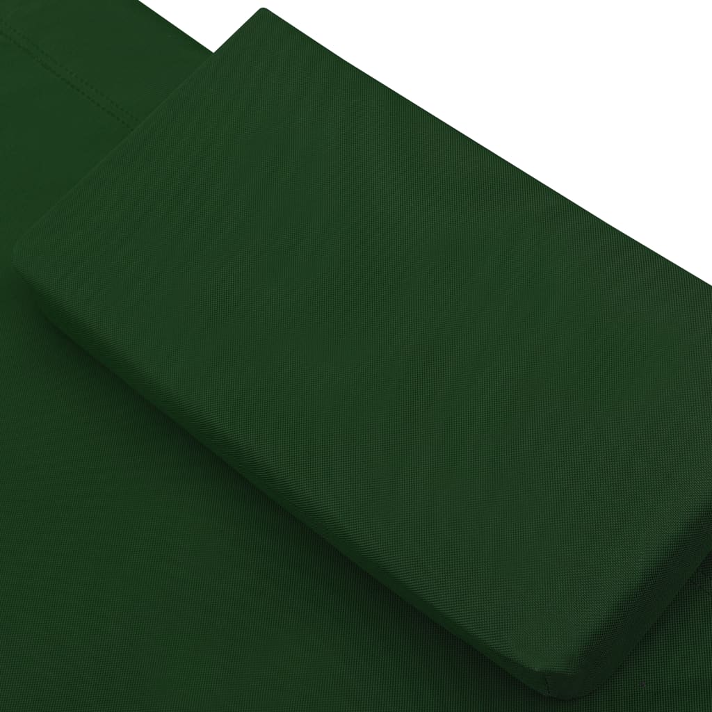 Loungebed Met Luifel En Kussens Groen