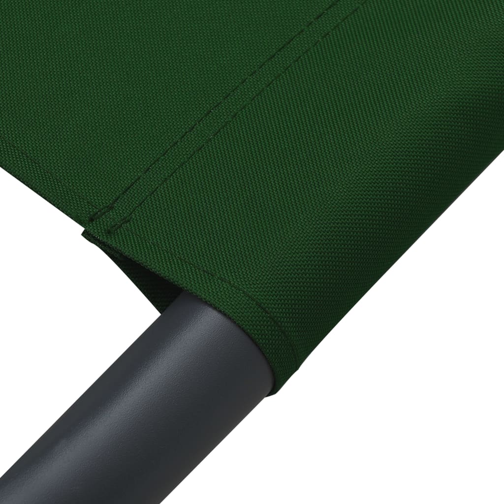 Loungebed Met Luifel En Kussens Groen