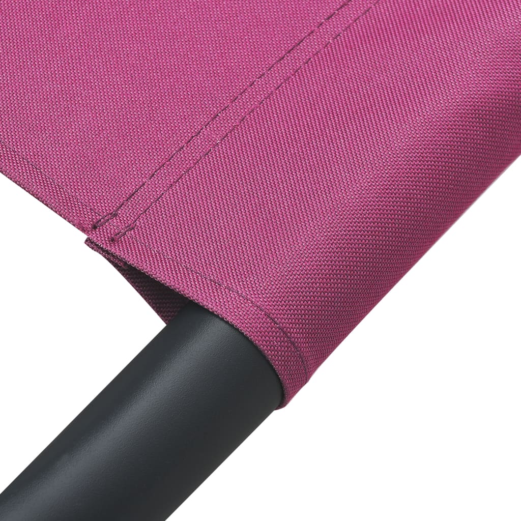 Loungebed Met Luifel En Kussens Roze