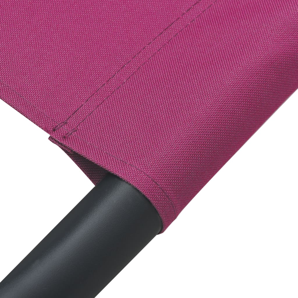 Loungebed Stof Roze