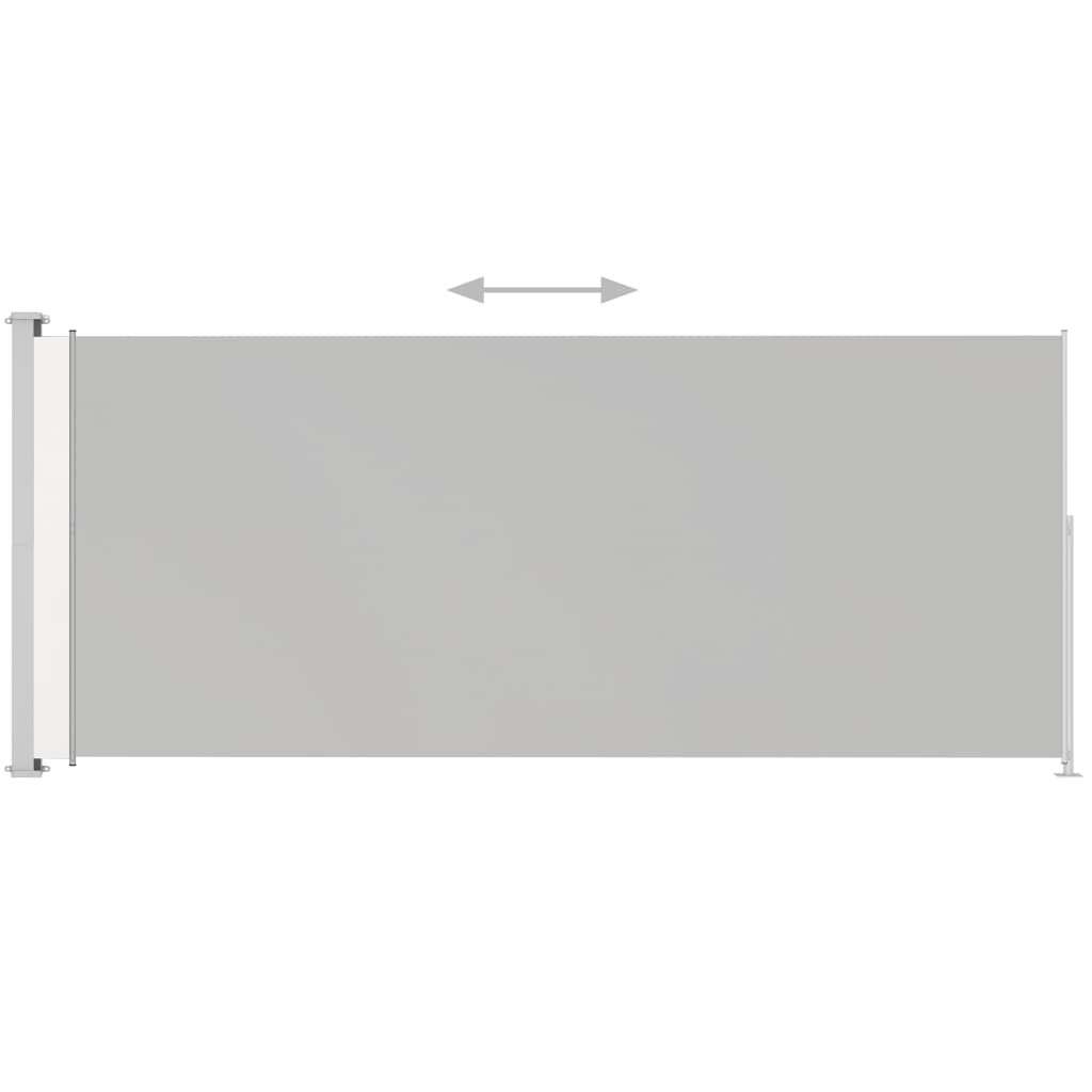 Tuinscherm Uittrekbaar 180X500 Cm Crèmekleurig
