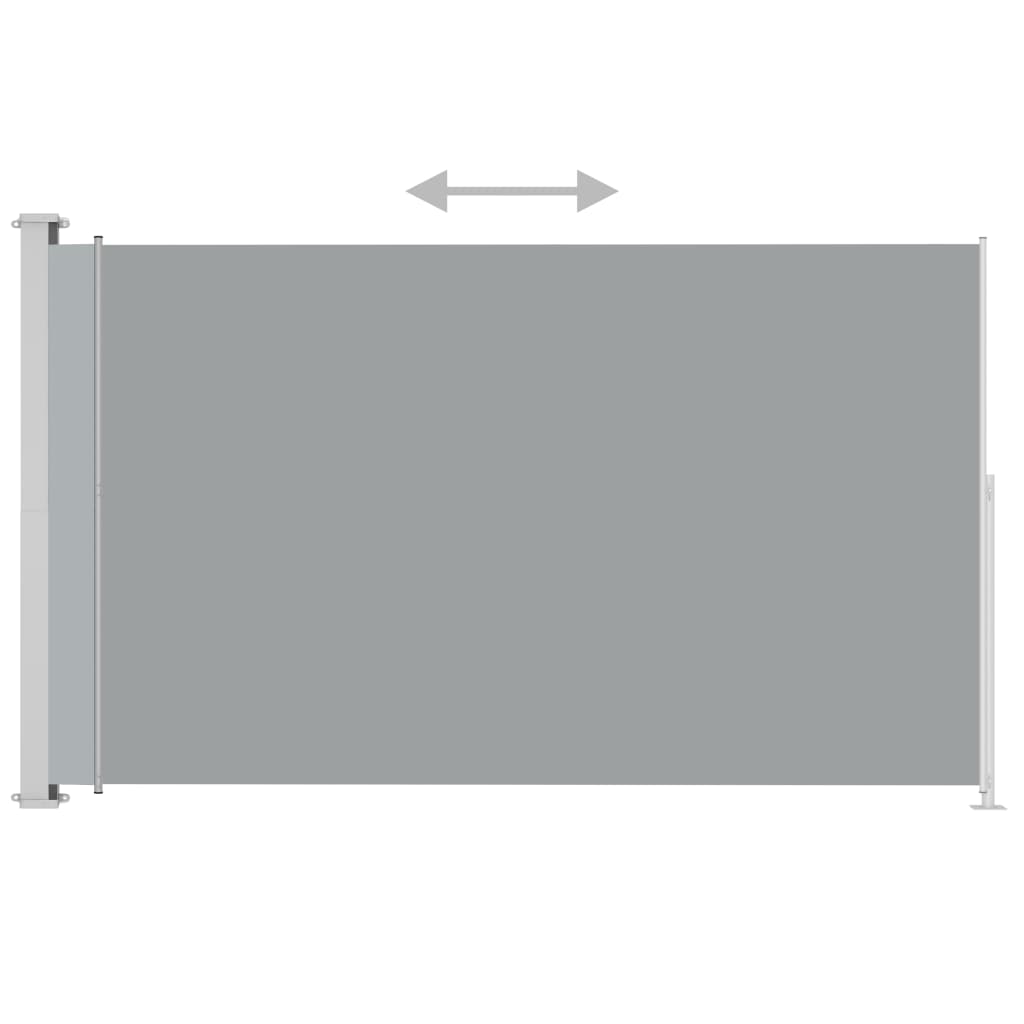 Tuinscherm Uittrekbaar 200X300 Cm Grijs