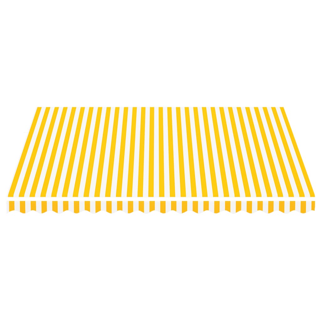 Vervangingsdoek Voor Luifel 4X3,5 M Geel En Wit