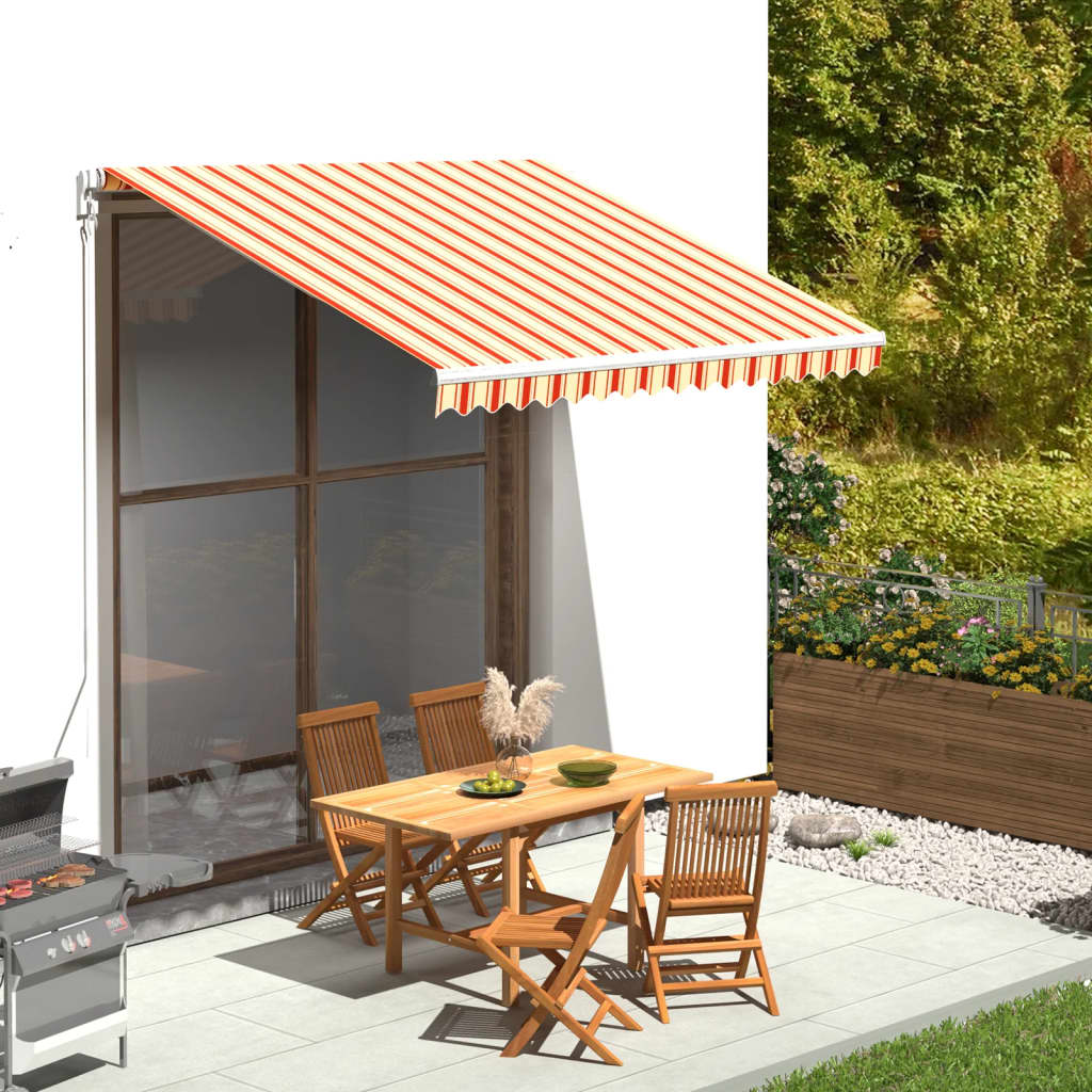 Vervangingsdoek Voor Luifel 3X2,5 M Geel En Oranje