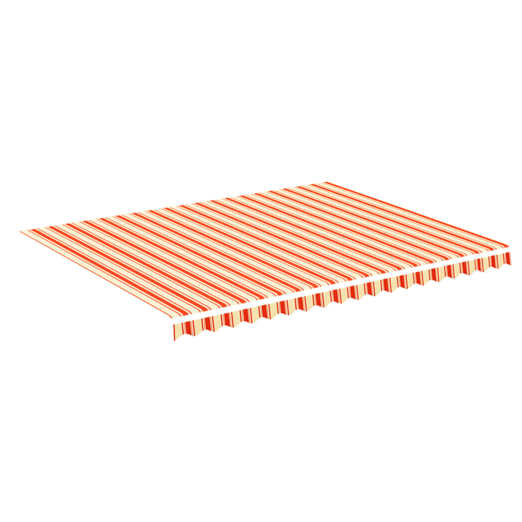 Vervangingsdoek Voor Luifel 4,5X3,5 M Geel En Oranje