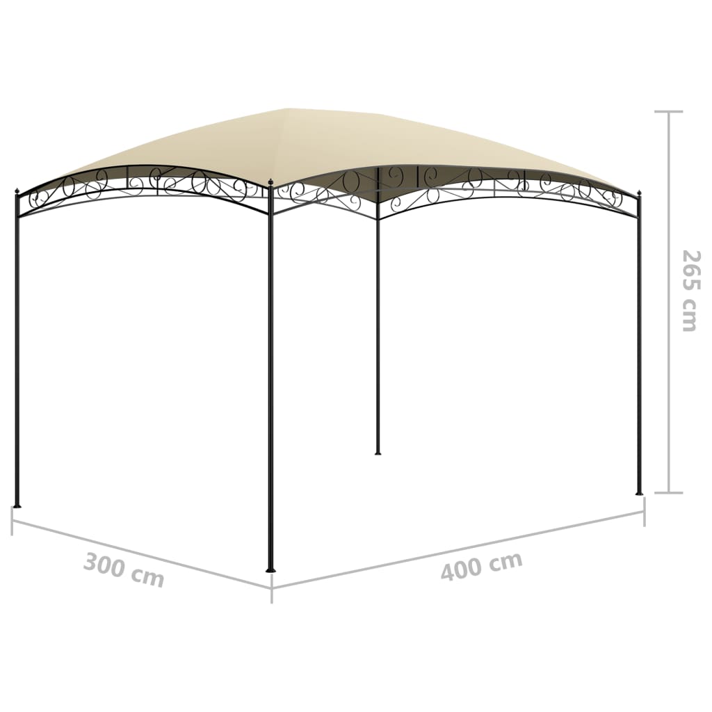 Prieel 180 G/M² 3X4X2,65 M Crème