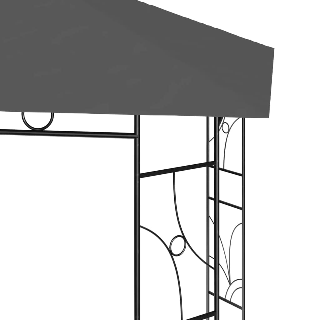 Prieel 160 G/M² 4X3X2,7 M Antracietkleurig