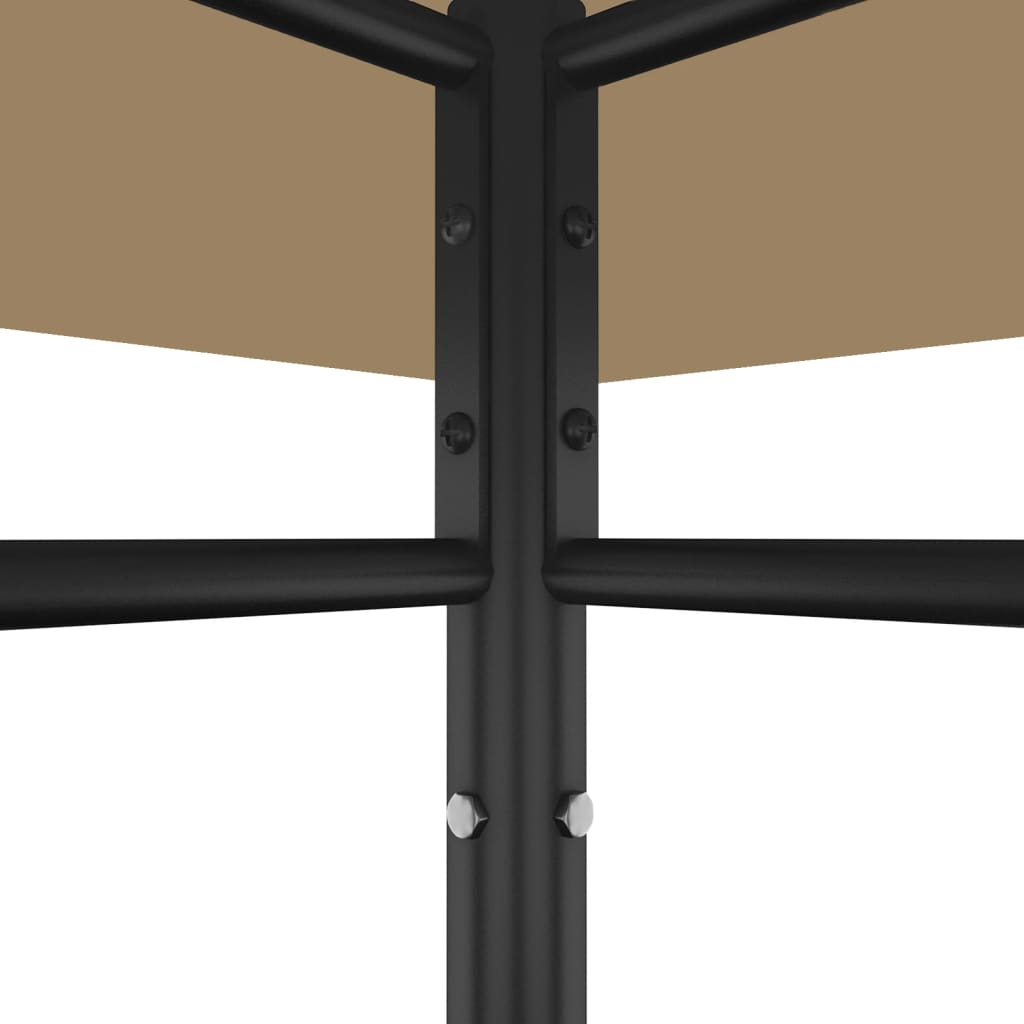 Pavillon 180 g/m² 3x3x2,7 m Taupe