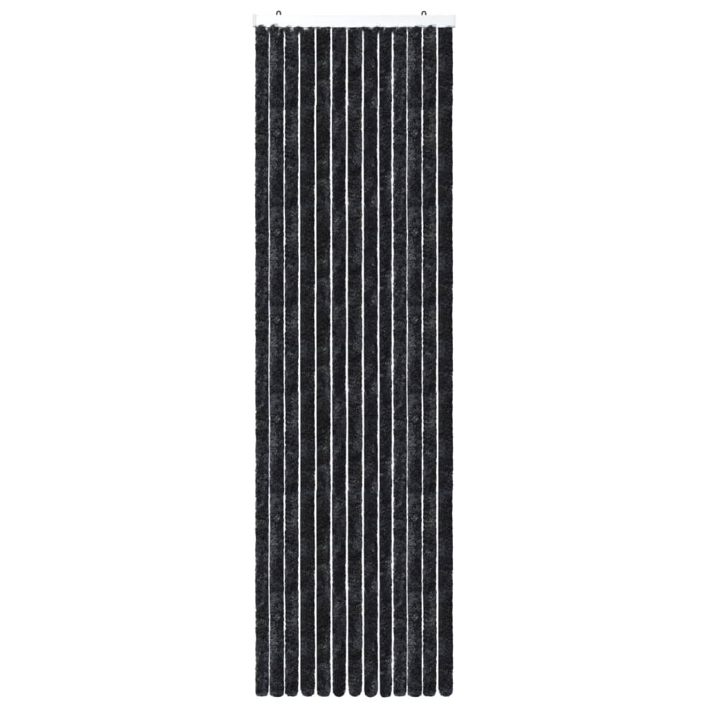 Vliegengordijn 90X200 Cm Chenille Antraciet