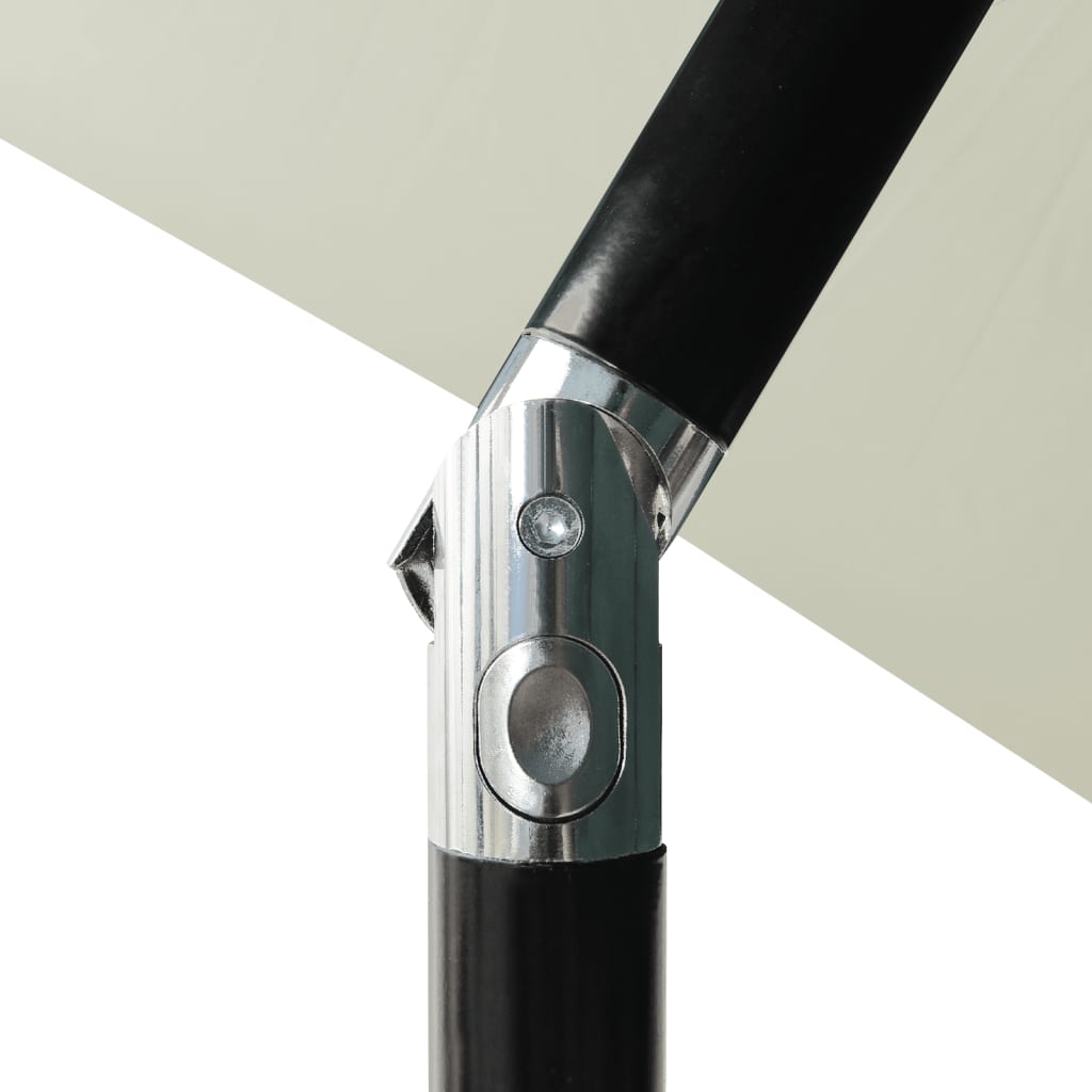 Parasol 3-Laags Met Aluminium Paal 2 M Zandkleurig