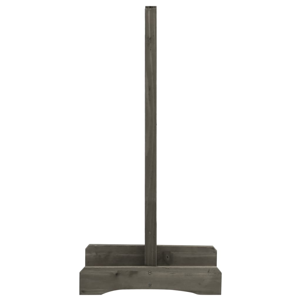 Tuinlatwerk 120X60 Cm Massief Vurenhout Grijs