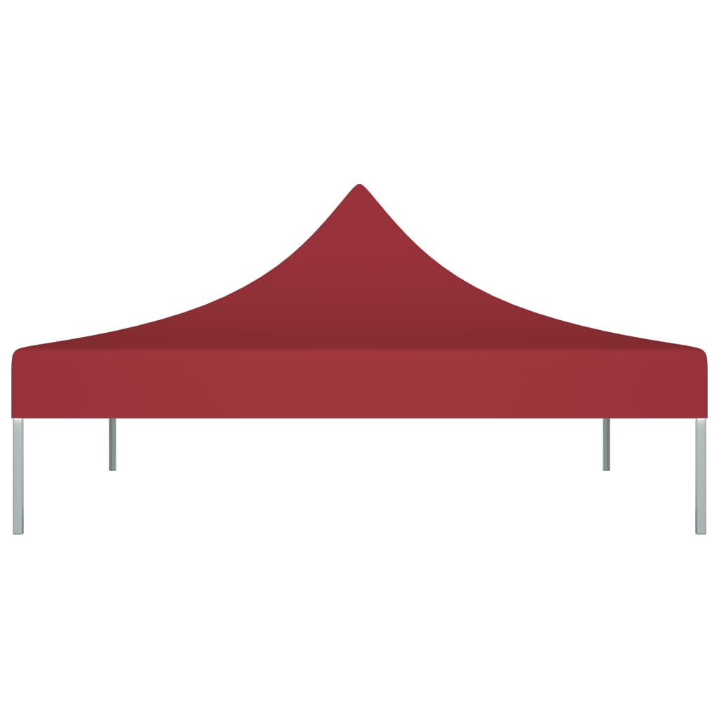 Partytentdak 270 G/M² 3X3 M Bordeauxrood
