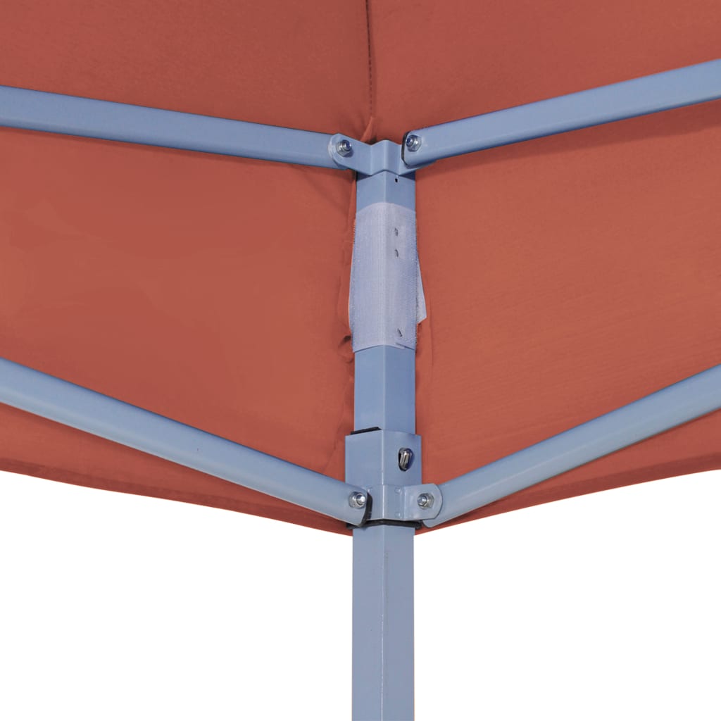Partytentdak 270 G/M² 3X3 M Terracotta