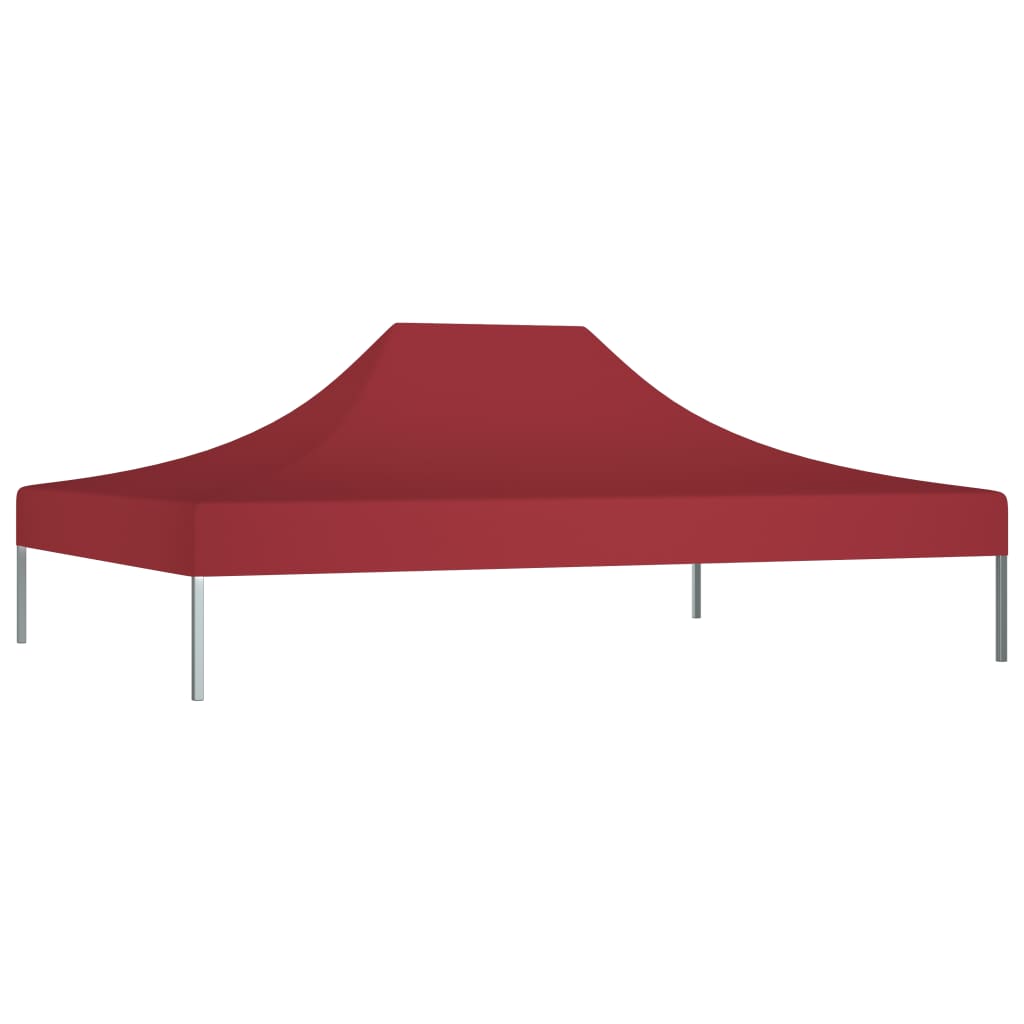 Partytentdak 270 G/M² 4X3 M Bordeauxrood