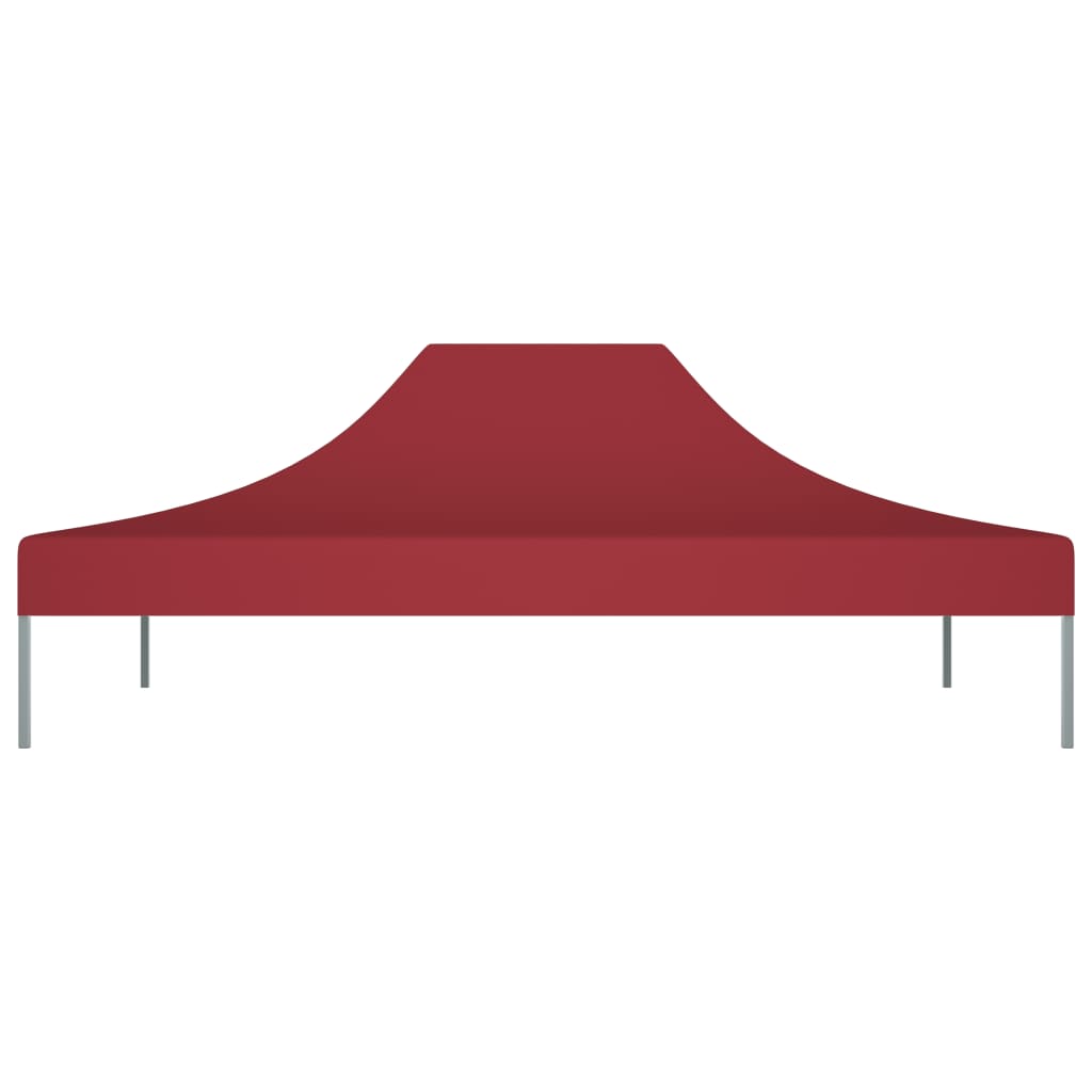 Partytentdak 270 G/M² 4X3 M Bordeauxrood