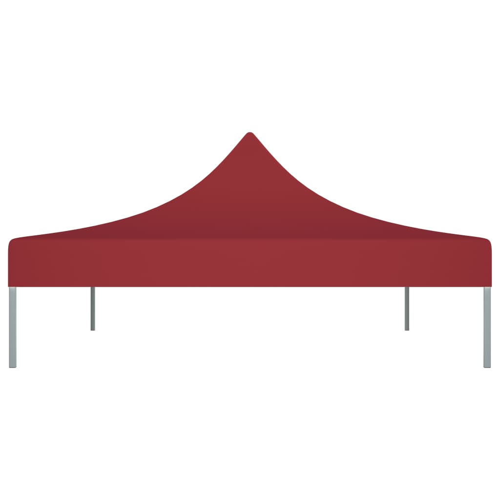 Partytentdak 270 G/M² 4X3 M Bordeauxrood