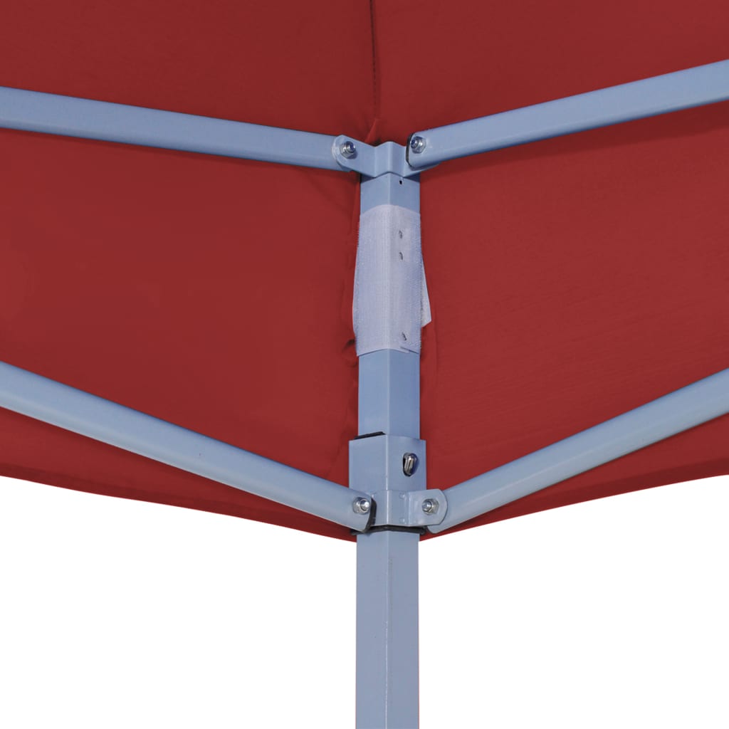 Partytentdak 270 G/M² 4X3 M Bordeauxrood