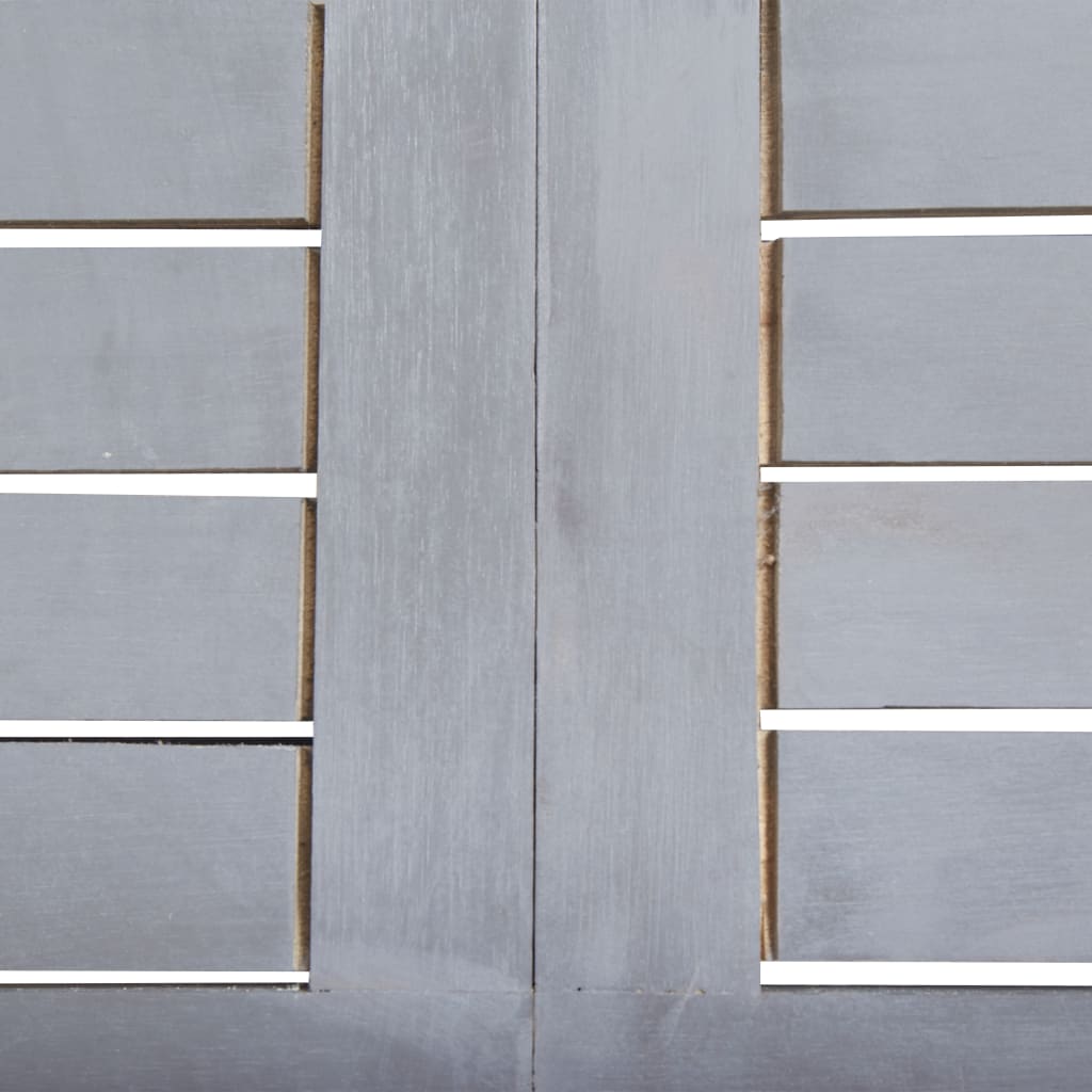 5-Delige Tuinset Massief Acaciahout Grijs