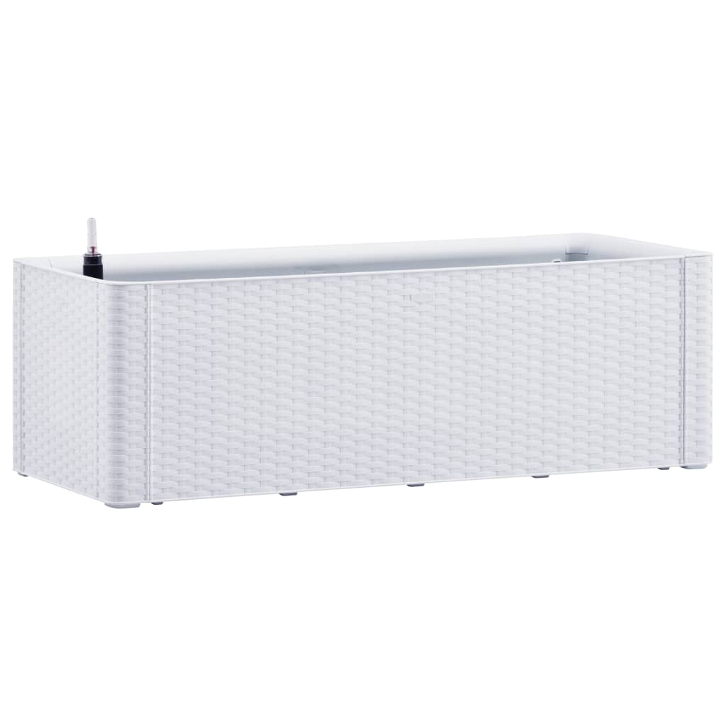 Plantenbak Hoog Met Zelfbewateringssysteem 100X43X33 Cm Wit