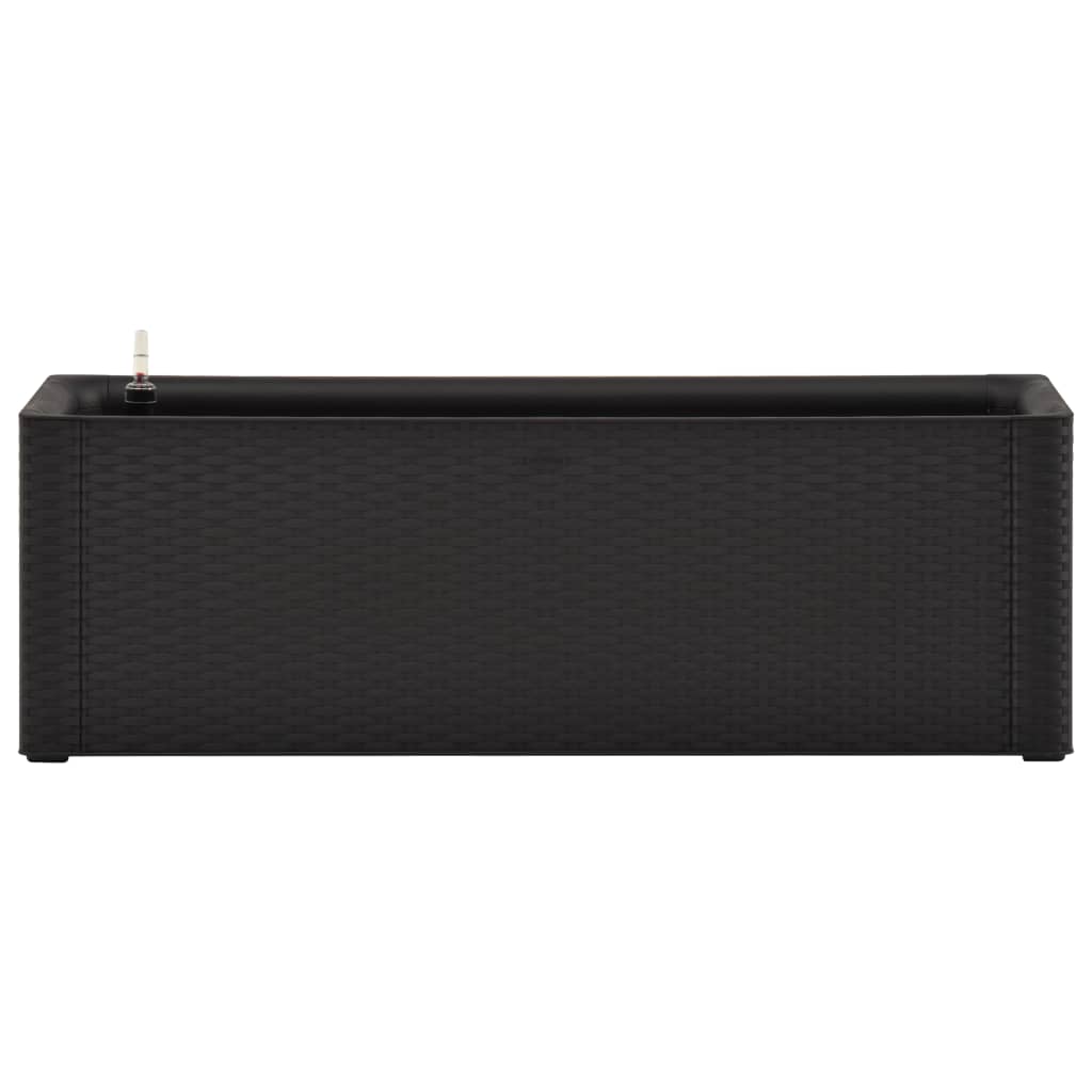 Plantenbak Hoog Zelfbewateringssysteem 100X43X33 Cm Antraciet