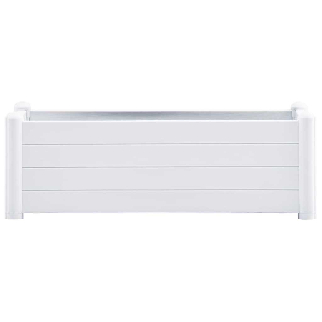 Plantenbak Verhoogd 100X43X35 Cm Pp Wit