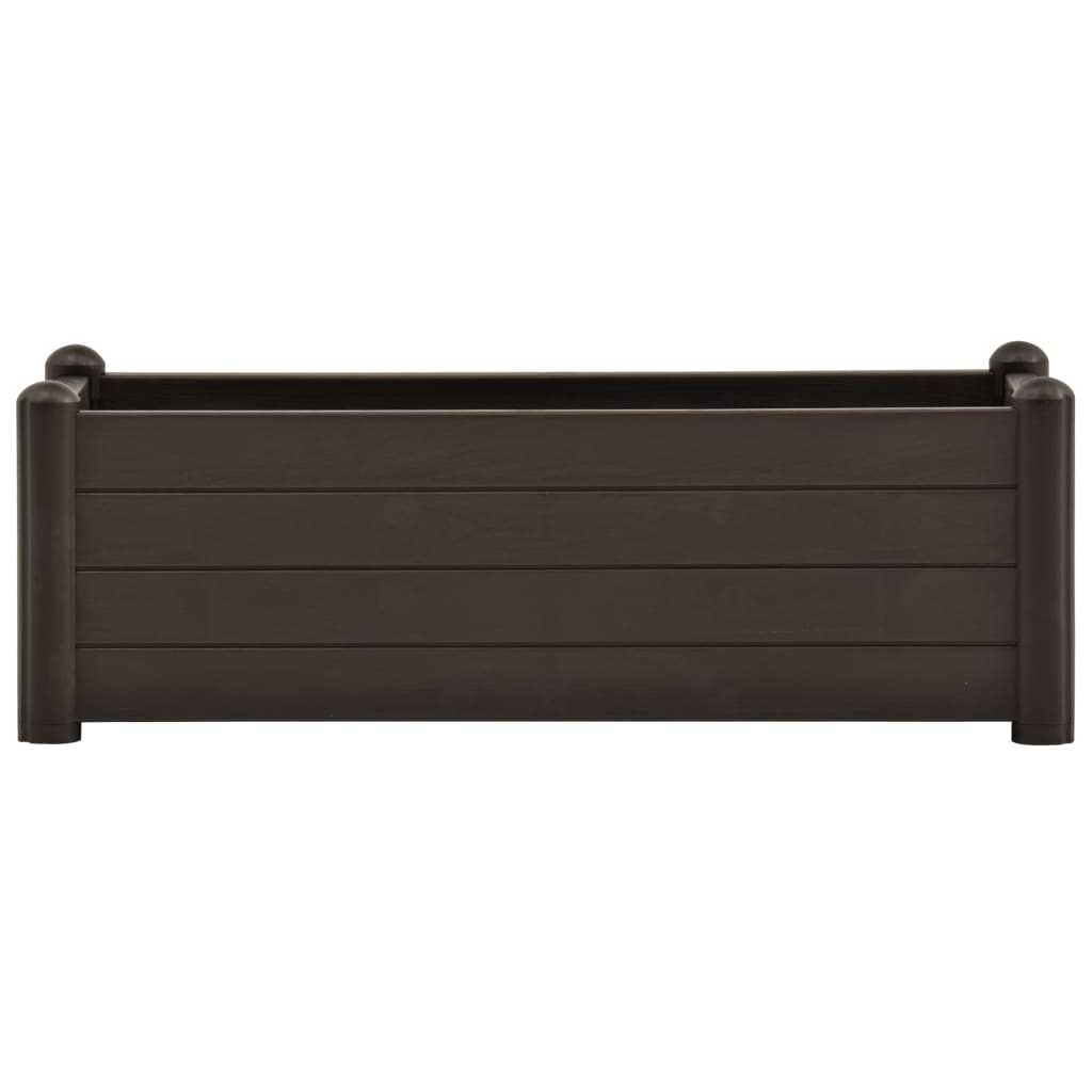 Plantenbak Verhoogd 100X43X35 Cm Pp Mokka