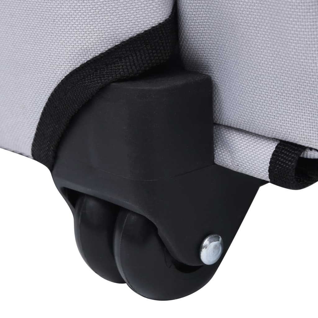 Huisdierentrolley Inklapbaar Grijs