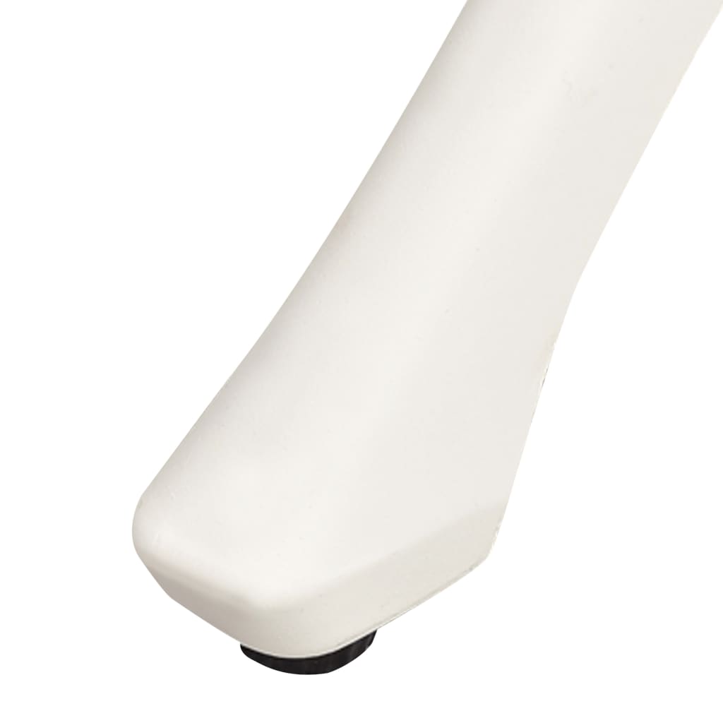 Tuintafel 78X78X72 Cm Gietaluminium Wit