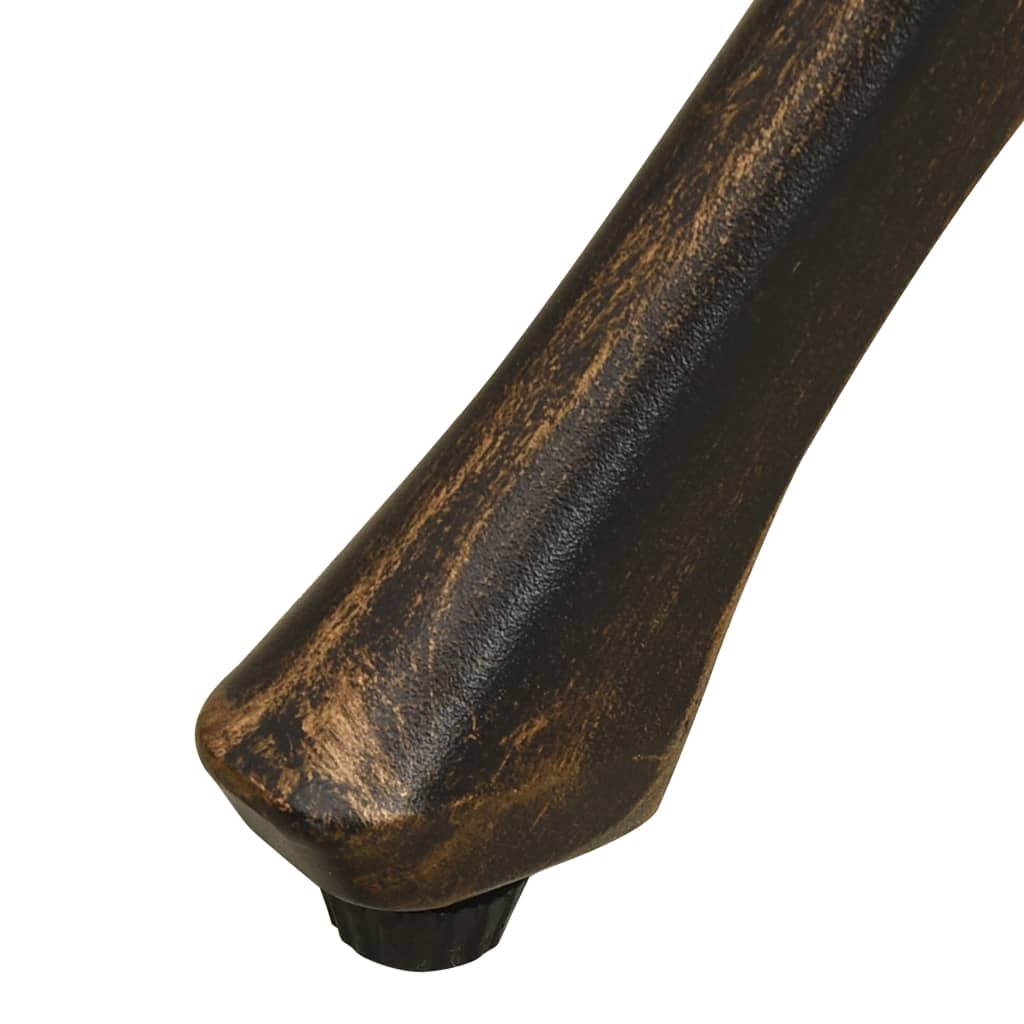 Tuintafel 90X90X74 Cm Gietaluminium Bronskleurig