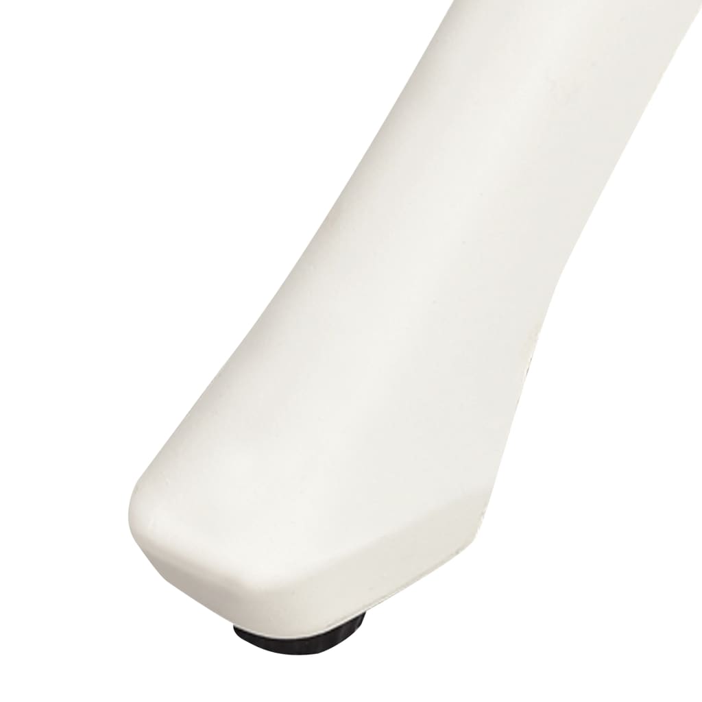 Tuintafel 90X90X73 Cm Gietaluminium Wit