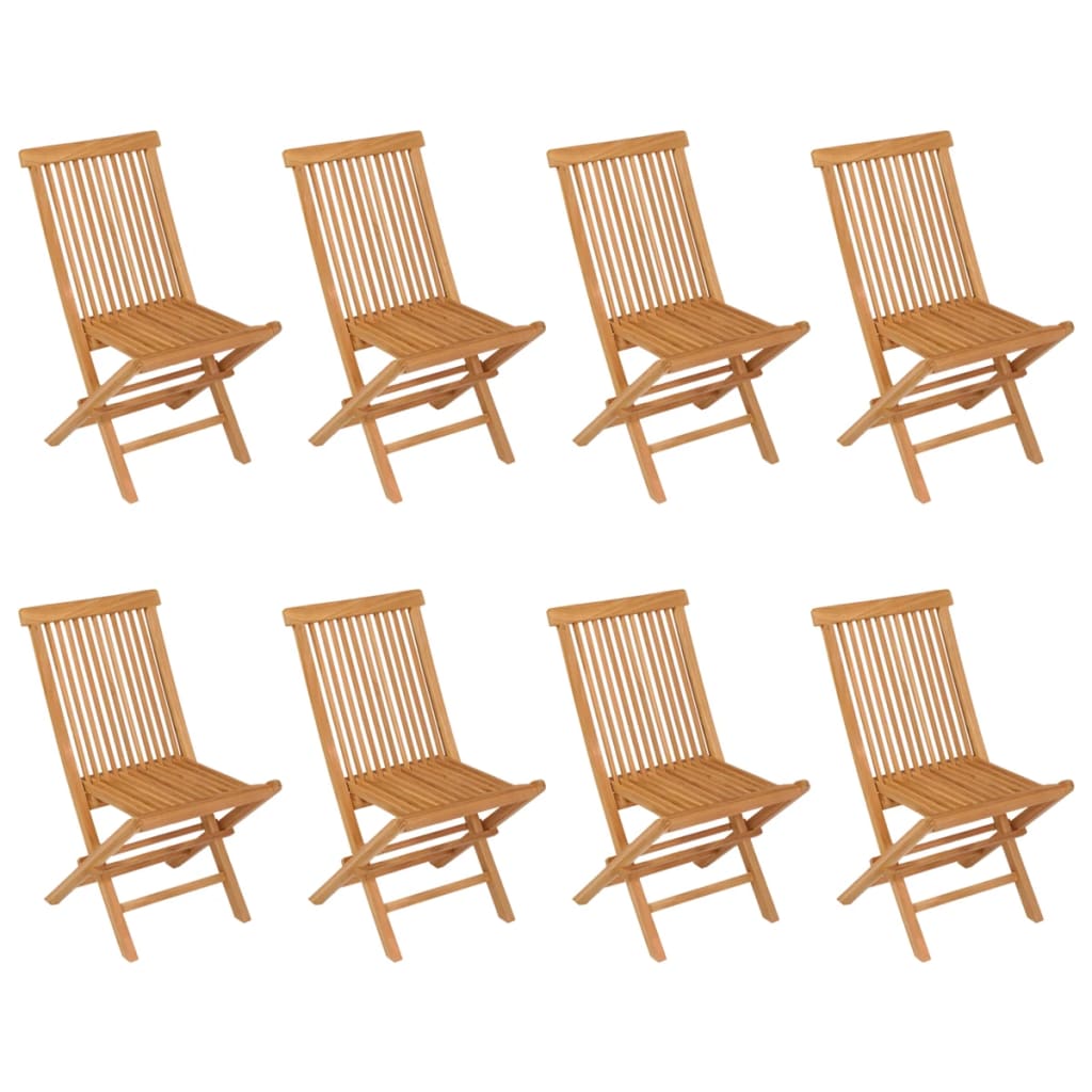 9-Delige Tuinset Massief Teakhout