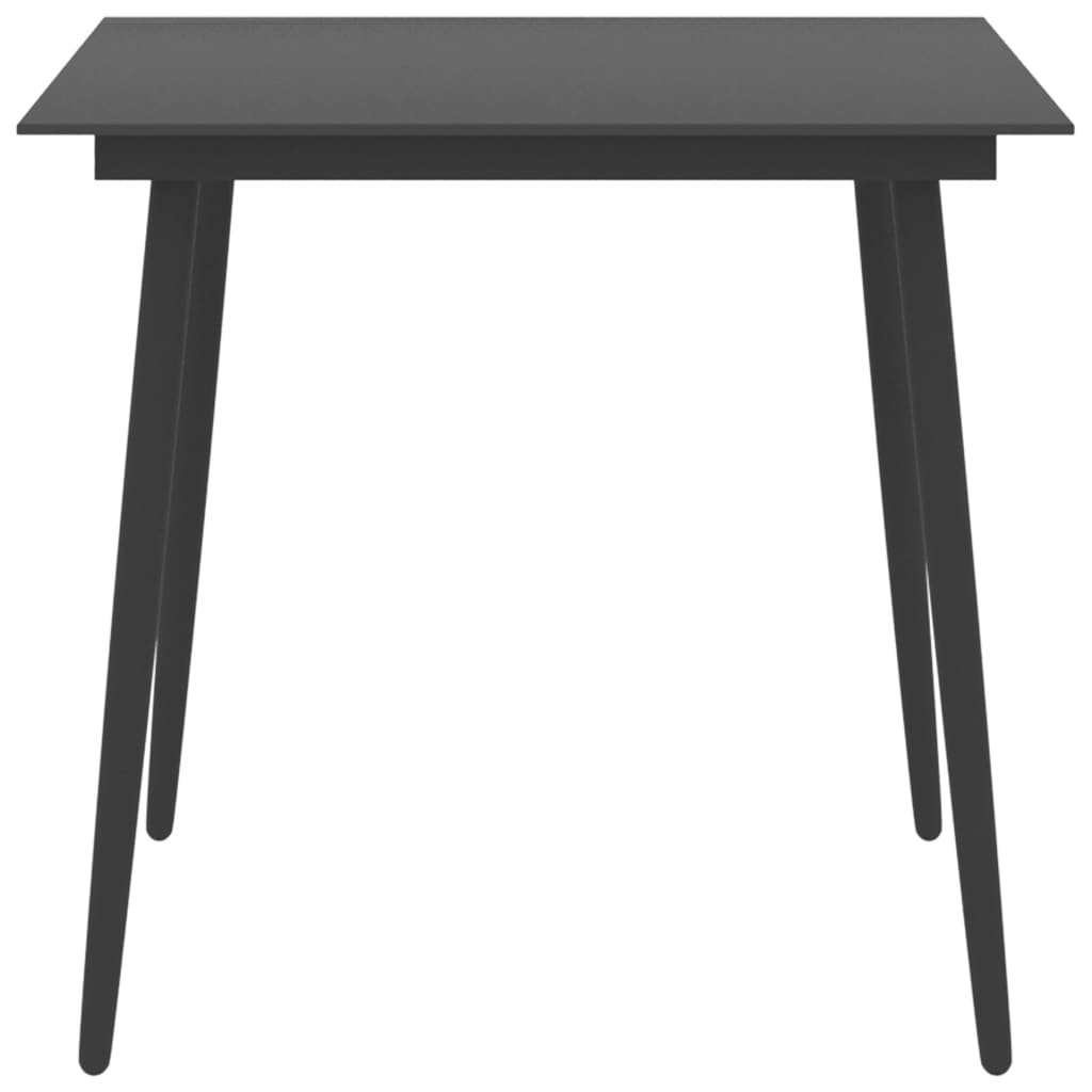 5-Delige Tuinset Zwart En Bruin
