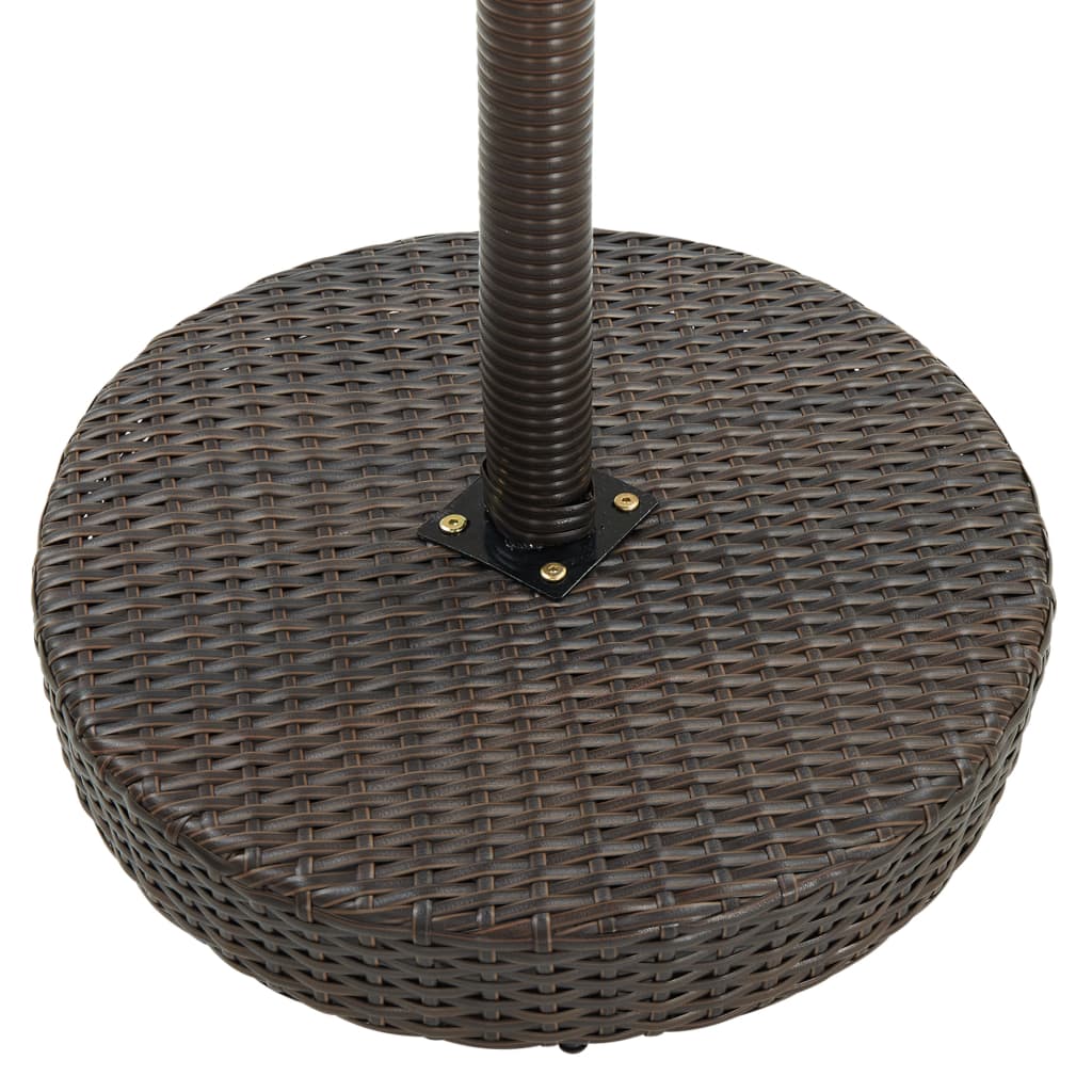 5-Delige Tuinbarset Poly Rattan Bruin