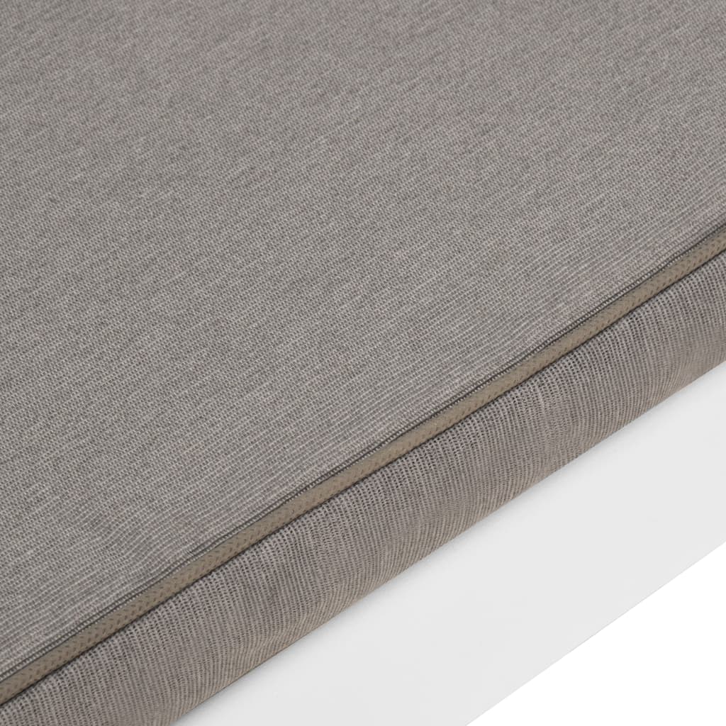 4-teiliges Lounge-Set mit Kissen aus Kunststoff weiß