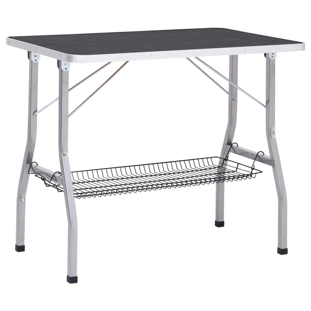 Hondentrimtafel Verstelbaar Met 2 Lussen En Opbergschap