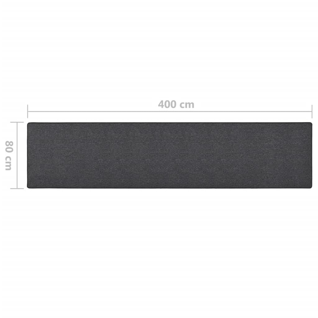 Tapijtloper 80X400 Cm Antracietkleurig