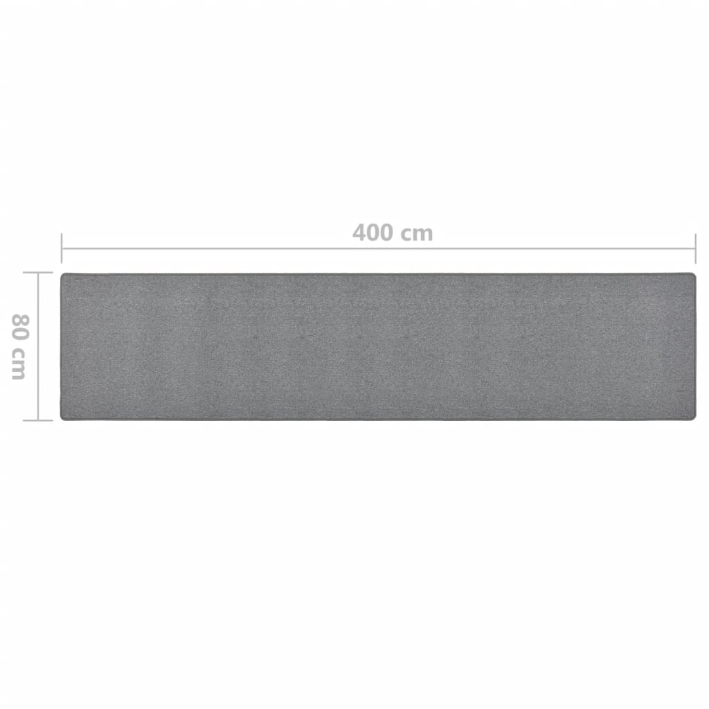 Tapijtloper 80X400 Cm Donkergrijs