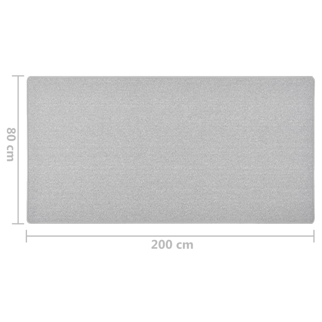 Tapijtloper 80X200 Cm Lichtgrijs