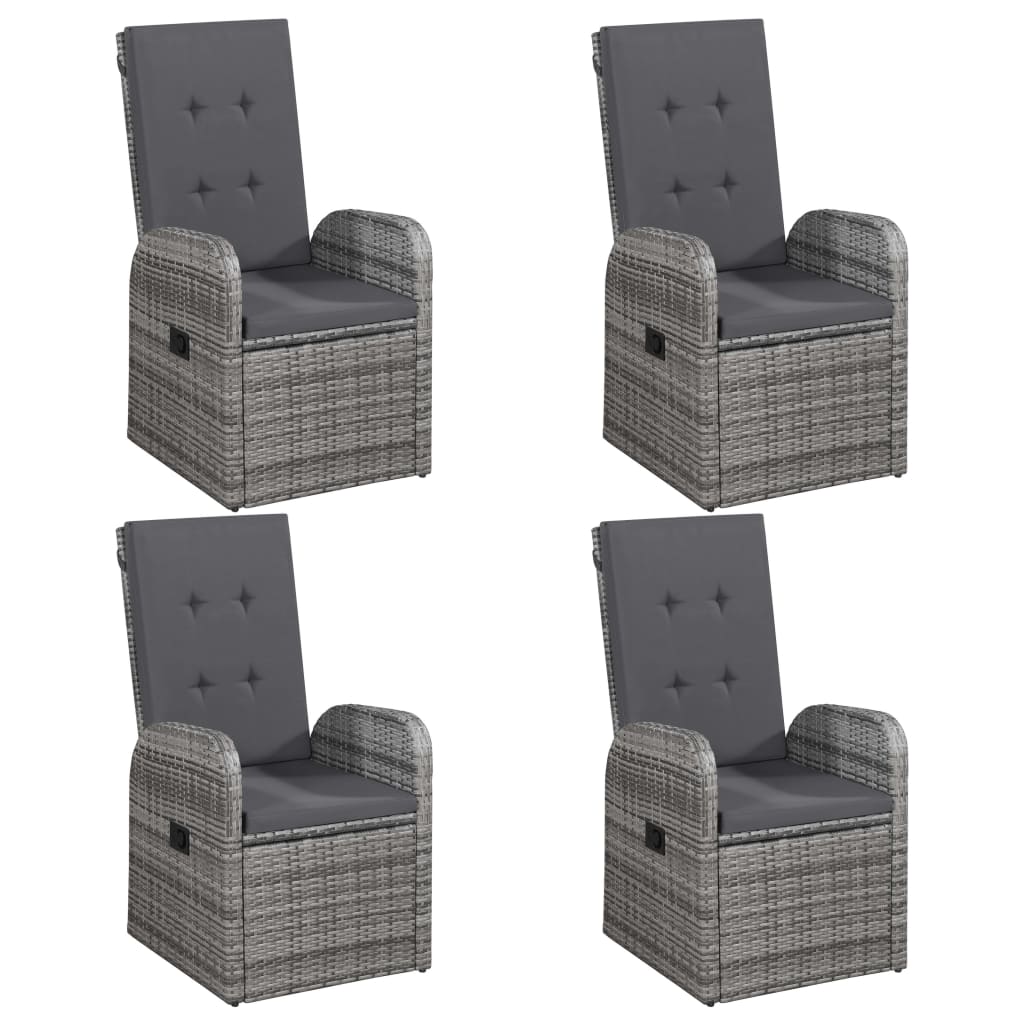 5-Delige Tuinset Grijs