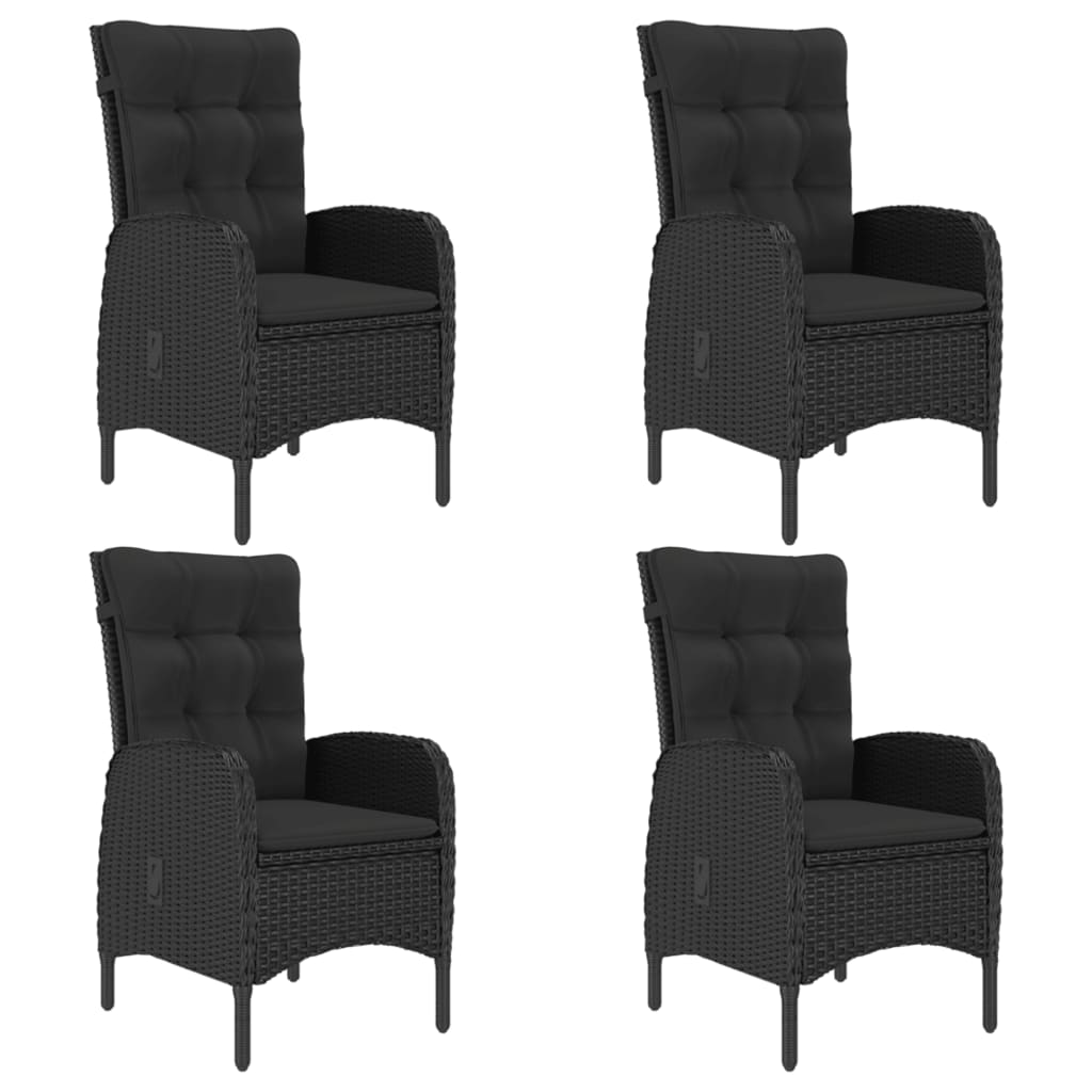 5-Delige Tuinset Zwart