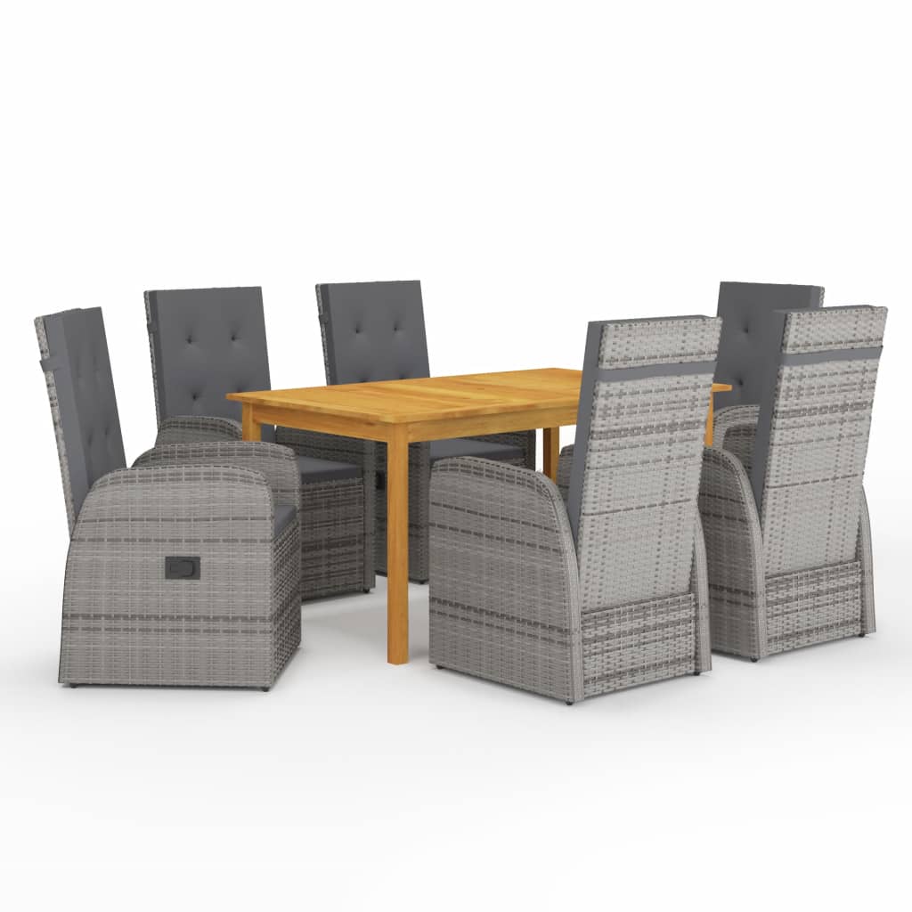 7-Delige Tuinset Grijs