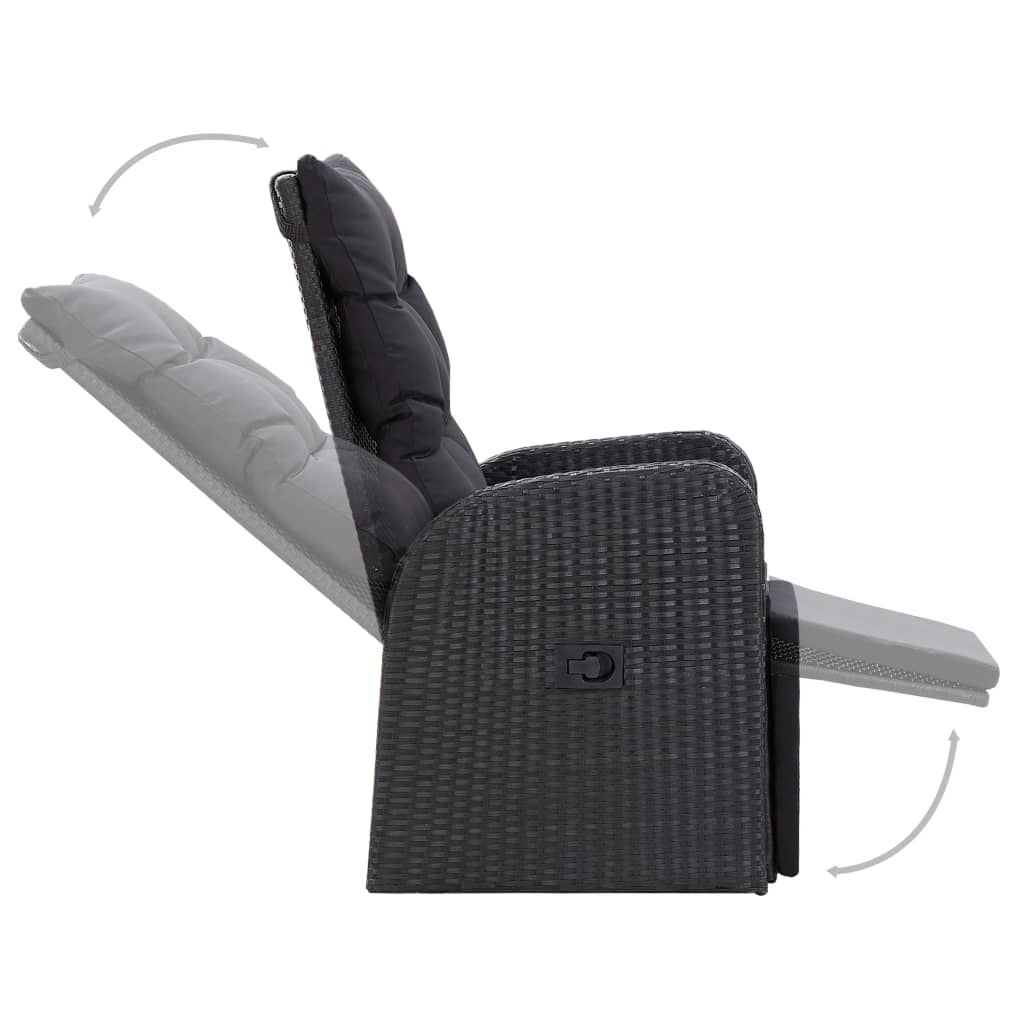 5-Delige Tuinset Zwart